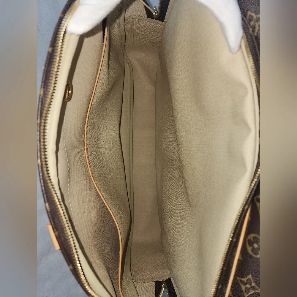 Auth Louis Vuitton Alize 24 Heures Monogram Travel Bag